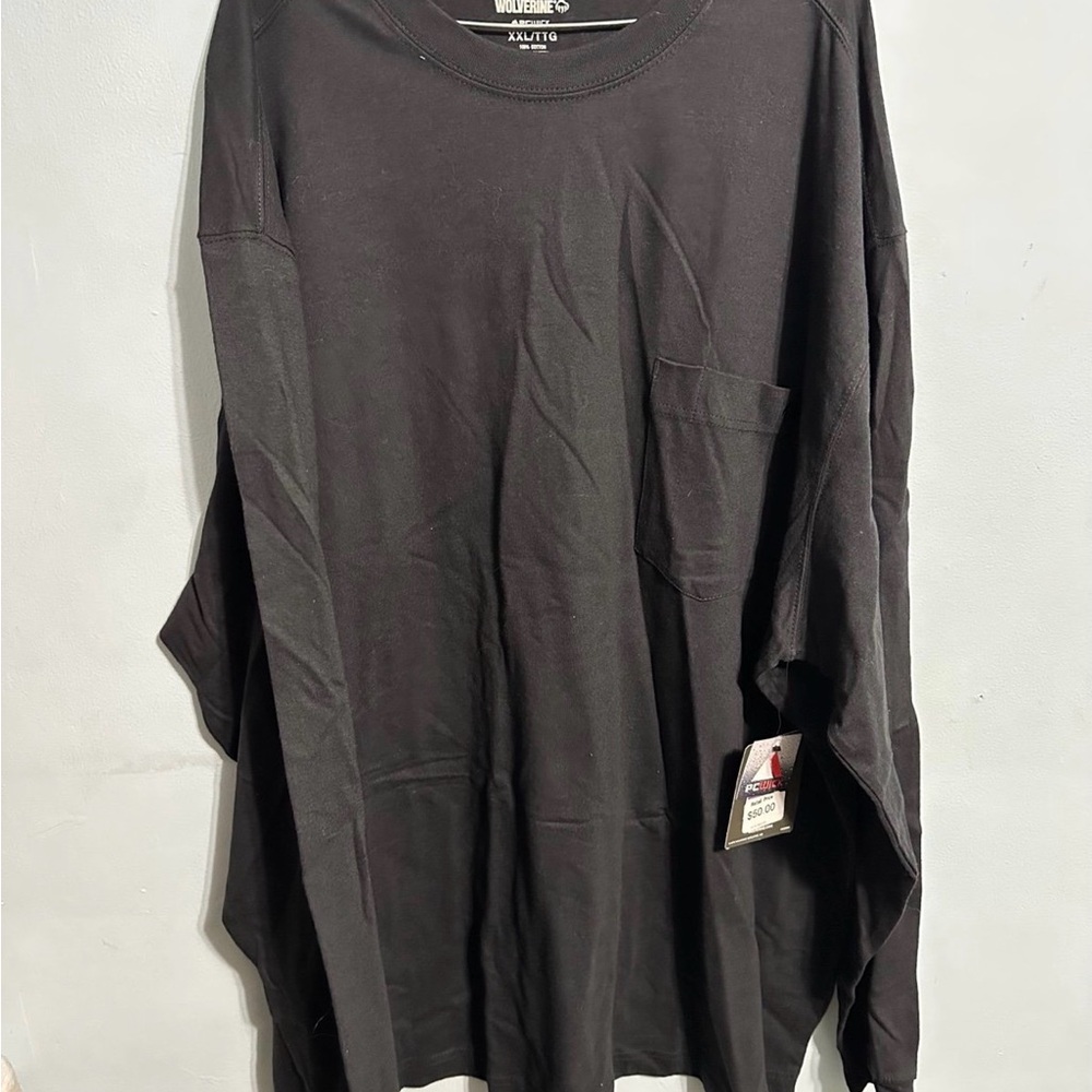 Wolverine brand long sleeve pcwic shirt Black men’s size XXXL 3XL NWT